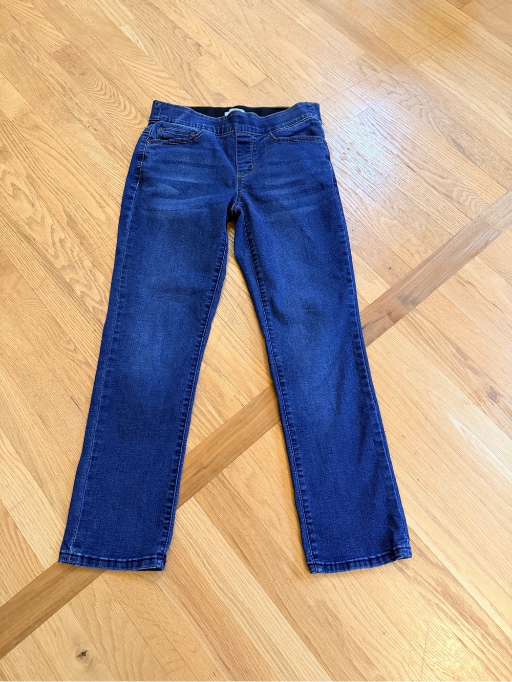 Ladies Size 4P "croft & barrow" Dark Blue Straight-Leg Jeans GUC ❤️